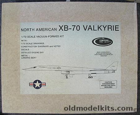 Contrail 1/72 North American XB-70 Valkyrie plastic model kit